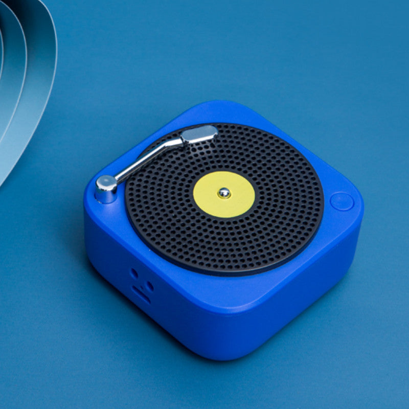 Discover the Joy of Music Anywhere with Our Wireless Mini Portable Audio Multifunction Record Vinyl Speaker